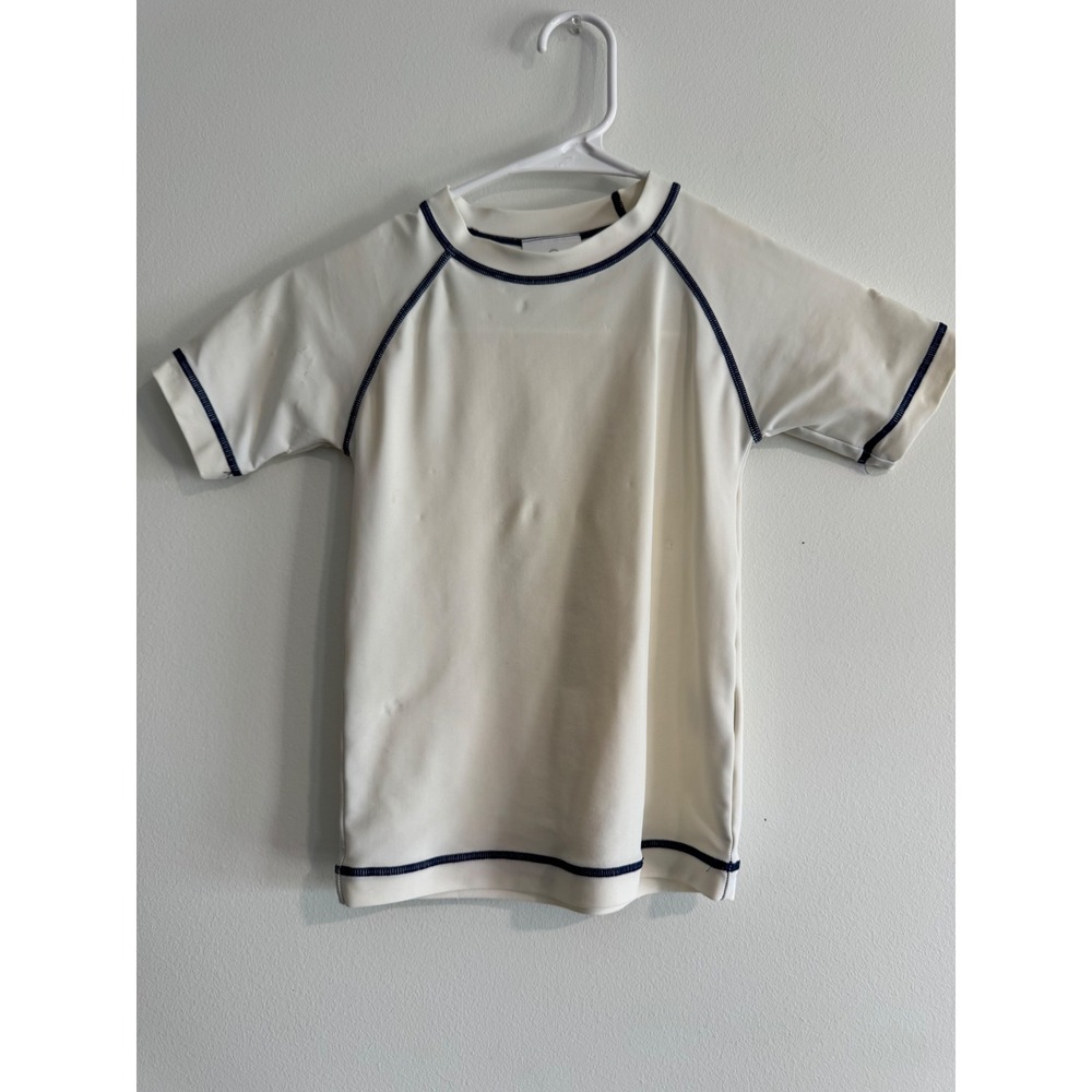 Hanna Andersson Short Sleeve‎ Rash Guard Kids 110 boys swim shirt 5
